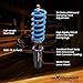 maXpeedingrods Coilover for Audi A6 2012-2018, for Audi A7 Quattro 2012-2018, 24 Levels Damper Adjustable Coilovers Suspension Kit Strut, Height Adjustable T6 Upgraded Lowering Kits Blue