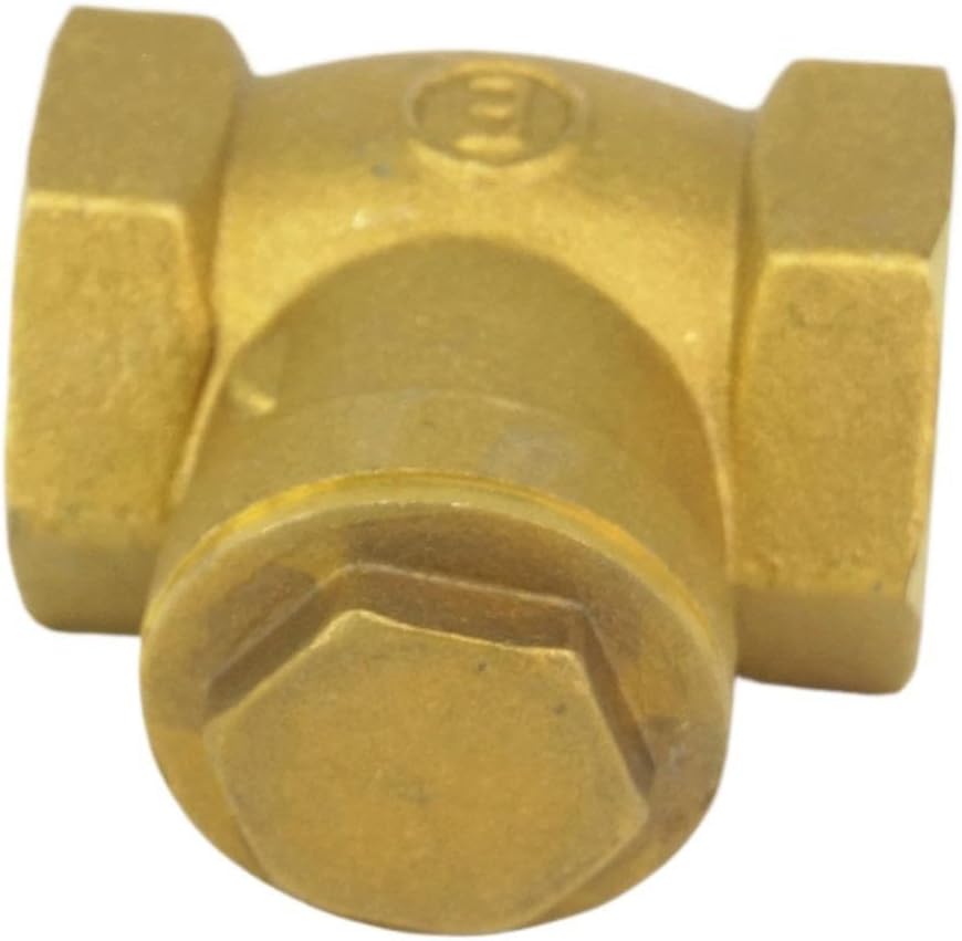 1インチ BSP メス真鍮スイングチェックバルブ ワンウェイバルブ 水道管配管用