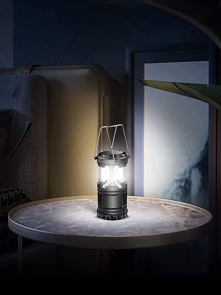 Confezione Da 2 Lanterne Da Campeggio, Lampada Da Campeggio A LED Accessori Da Campeggio Kit Di Sopravvivenza Per Uragani Emergenze Tempeste Interruzioni Lanterna Portatile Per Esterni 88755169