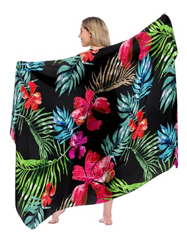 Women's Swimsuit Cover Up Sarong Long Bikini Wraps Sheer Beach Wrap Skirts2