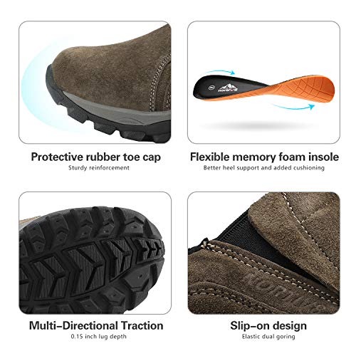 NORTIV 8 Men's Slip On Loafer Walking Shoes2