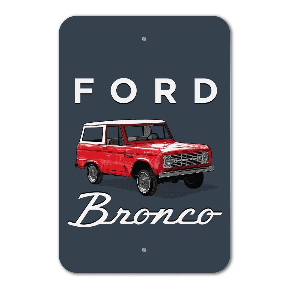 GRAPHICS & MORE Ford Bronco '66 Illustrated Home Business Office Sign