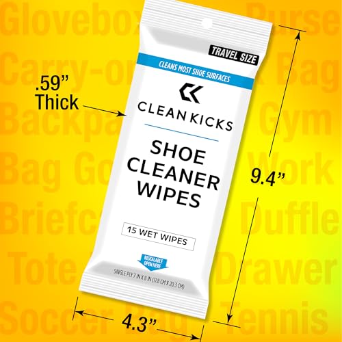 Toallitas para limpiar calzado CleanKicks paquete 15 miniatura 6