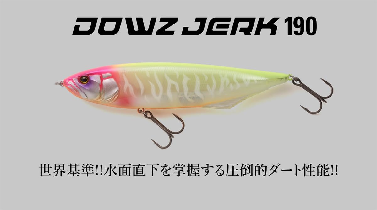 Amazon.com : JACKALL Dowz Jerk 190 Escape Blue Back : Sports