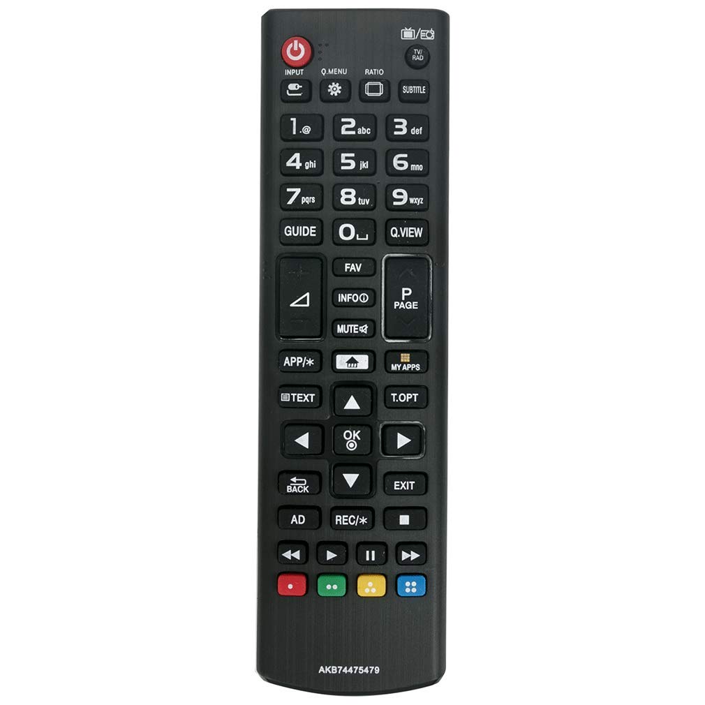 AKB74475479 Mando A Distancia De Repuesto -VINABTY Reemplace Control Remoto Para LG 55LF580V 65UH600V 43UF6807 39LB5800 32LB580U 39LB570V 42LF5800 47LB5700 42LB585V 55UF685V 55LB580V 42LB570V 32LW340C