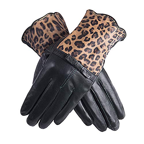 Preisvergleich Produktbild MMGC Handschuhe Lederhandschuhe Weibliches Schaffell Herbst Und Winter Sowie Samtverdickung Outdoor-Sport Reiten Lederhandschuhe