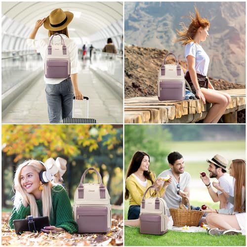 Image of LOVEVOOK Mini Backpack for Women Stylish Waterproof Backpack Purse with USB Port, Cute Daypack for College Travel Party