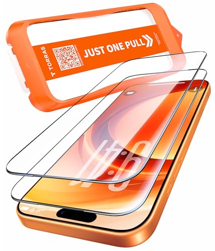 Protection écran iPhone 16 Pro TORRAS en verre trempé haute performance