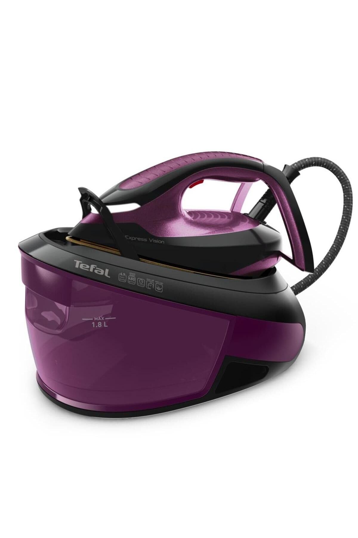 Tefal Generatore di vapore Express Vision SV8152, prestazioni di vapore potenti, Easy LED Vision per un'eccellente visibilità, tecnologia senza impostazione, serbatoio dell'acqua da 1,8 l, prodotto in