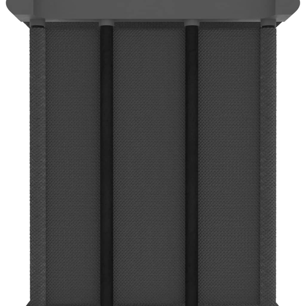 Würfel-Regal 12 Fächer Grau Stoff mit Stahlrahmen 103x30x141 cm stabiles Aufbewahrungsregal Cubes für Bücher und Büro, Wandmontage möglich modernes Shelving System