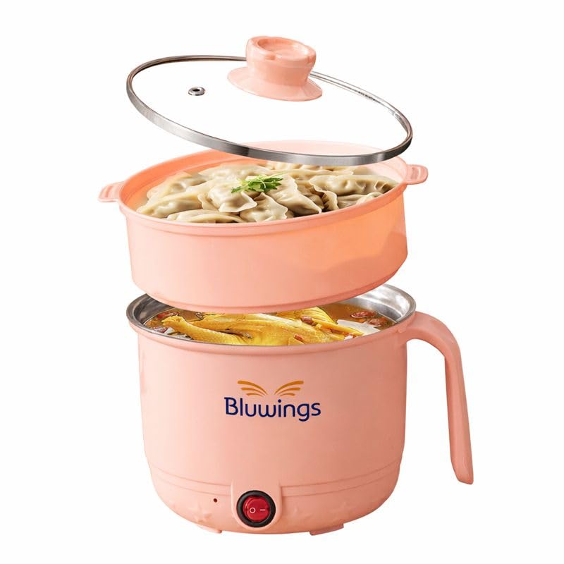 Electric Mini Cooking Pot, 1.5L, Non-Stick Interior Multipurpose ...