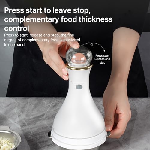 FLEXMAN Hachoir Électrique avec Récipient de 530ml, Bol Antidérapant de 170ml, 6 Lames 2 Lames Double Tête Rechargeable Multifonctionnel Hachoir à Viande Hachoir à Légumes – Image 3