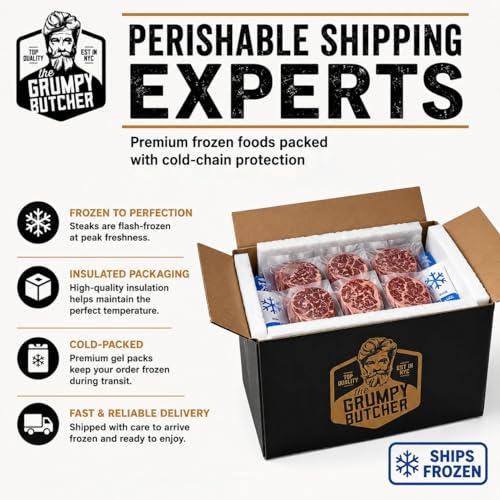 Image of Grumpy Butcher Aged Large Filet Mignon Steaks, 24 Pack, 12 lb Total