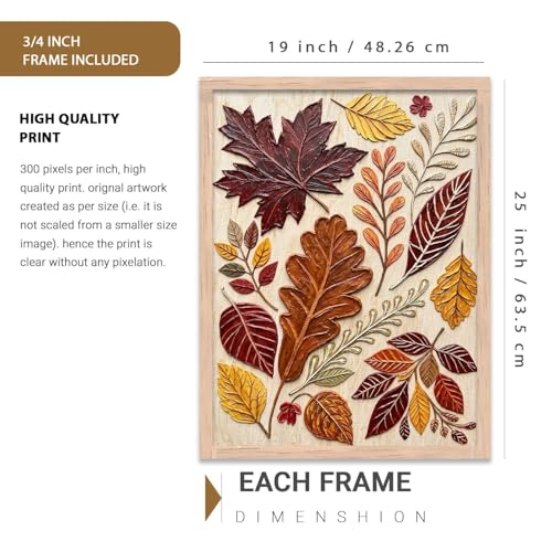 Image of kotart Abstract Floral Art WALL Framed Painting | Big Aesthetic WALL Framed Paintings for Living Room Bedroom Wall Decor (19x25 inch)
