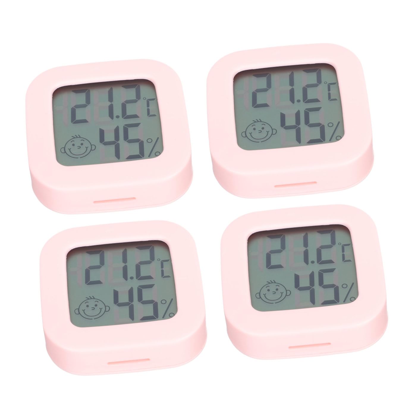 Abaodam 2 Ensembles Thermomètre Hygromètre Numérique Moniteur De Jauge D'humidité Hygromètre Électrique Hygromètre Pour Chambre De Bébé Abdos Couleur Aléatoire 4 Pièces * 2