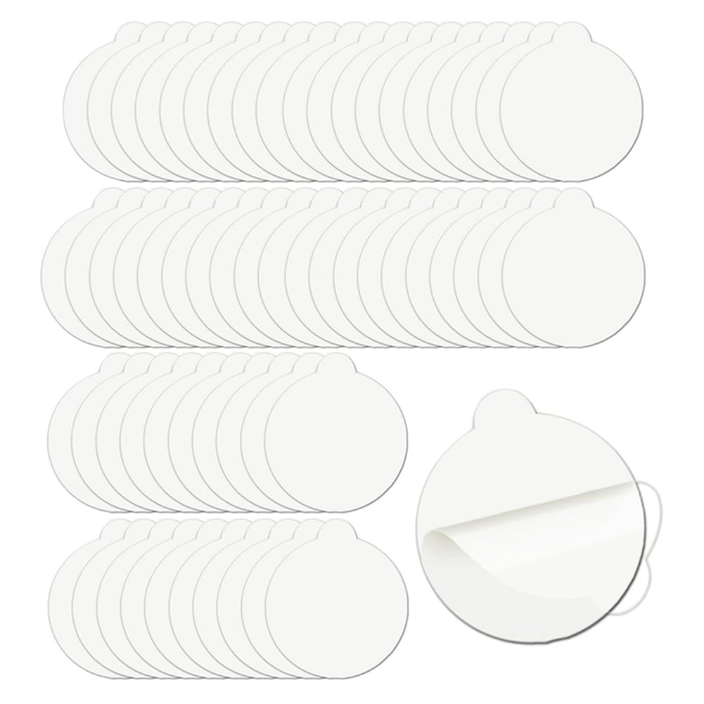 Xptieeck 60 Pack 4.3Inch Replacement Glue Boards for White Indoor Glue Boards Refill Sticky Cards Compatible for Fenun