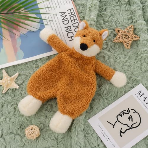 Apricot Luxury Yellow Fox Security Blanket for Infant Nursery Plush(10 Inches)  
Apricot Yellow Fox Snuggler Stuffed Animal Security Blanket for Infant Nursery(10 Inches)  
Apricot Yellow Fox Security Blanket Plush for Infant Nursery(10 Inches)