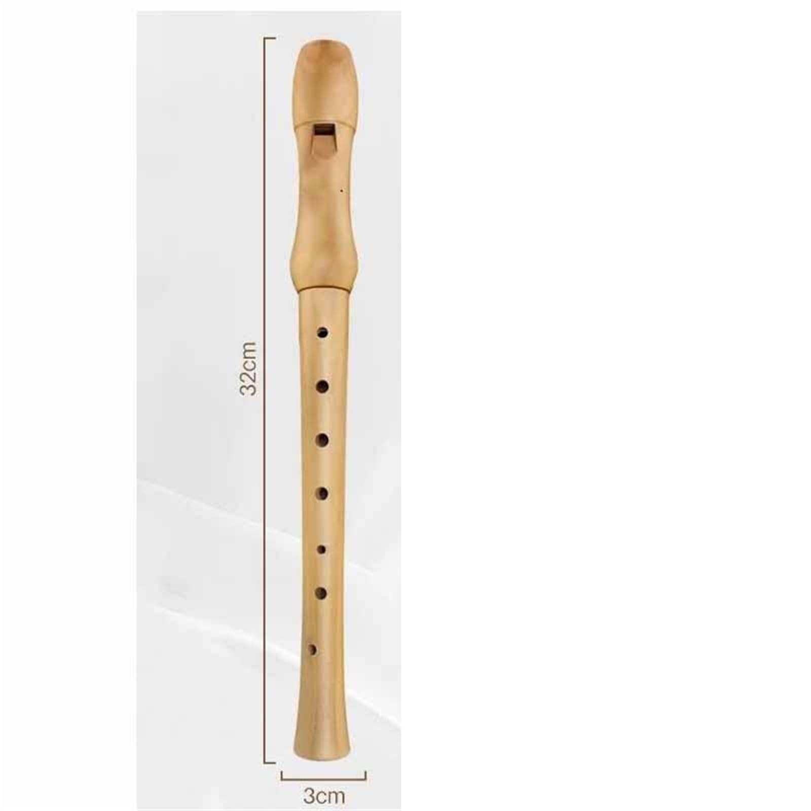 Blockflöte Set 8-Loch-Blockflöte In C-Taste Tragbare Blockflöten Für Anfänger Traditionelle Musikaufführung(All Wood G)