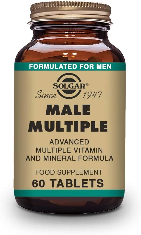 Amazon Com Solgar Male Multiple Tablets 60 Tablets Health Household