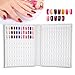 Produktbild 216 farben Nagellack Tabelle, nagellack palette, nagel kunst ausstellungsstand nagel gel farben karten nagellack diagramm anzeigen buch nail art regal zeigte Display für Nagellack Kosmetik