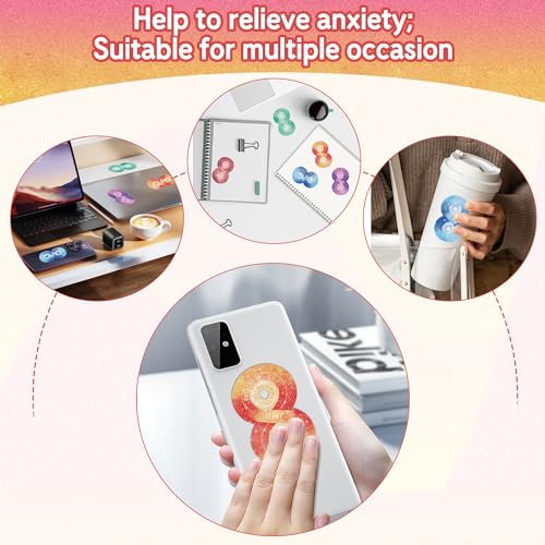 36Pcs Calm Stickers for Anxiety Sensory Stickers Anti Stress Anxiety Relief Items Tactile Textured for Breathing Exercise Fidget Strips for Kids Teens Adults Home Classroom Supplies - Image 5
