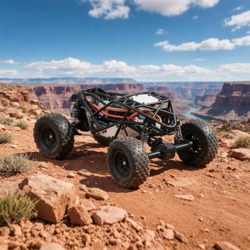 Image of Orlandoo Hunter 1 /32 Mini Pipe-Climbing RC Car, Fast RC Cars for Adults, PUBG Buddy RC Truck Off-Road KIT Mini RC Drift Car OH32X01 DIY Unassembled Kit