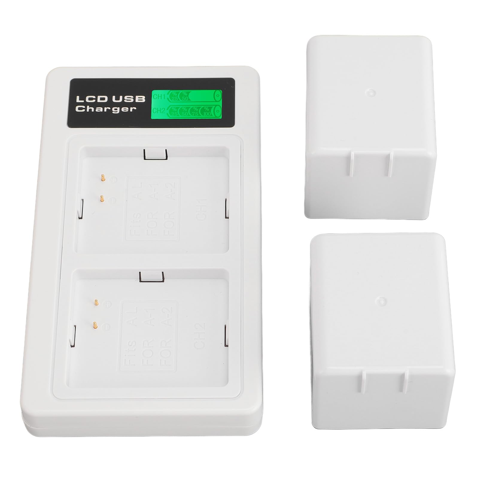 Podwójna ładowarka USB do Aparatu z podwójną stacją ładującą - 2 Akumulatory do Aparatu Pro