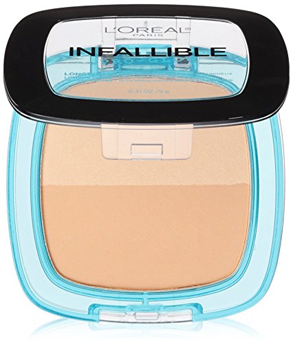 L'Oréal Paris Infallible Pro Glow Pressed Powder, Sand Beige, 0.31 oz.