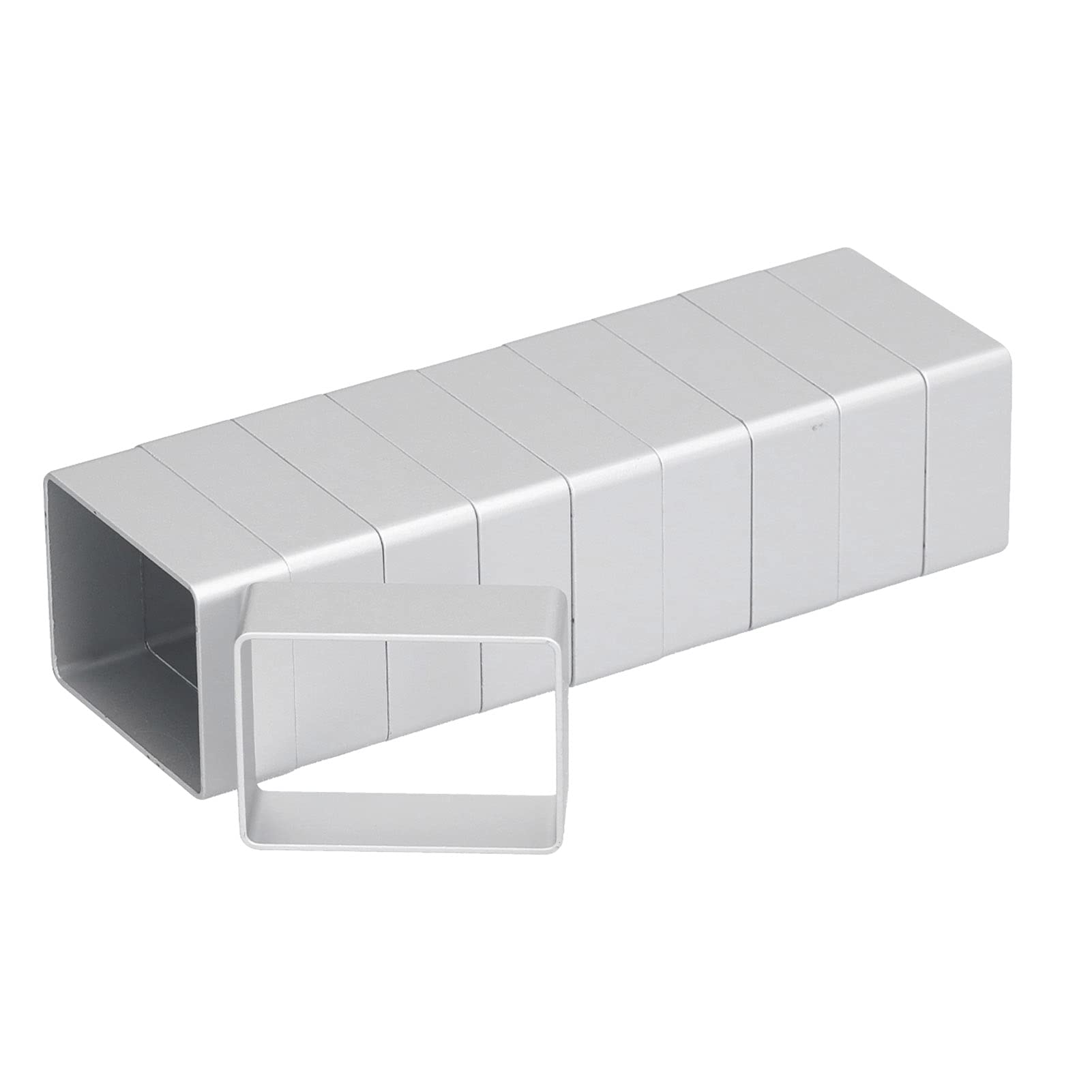 Emporte-pièces à Biscuits En Inox - Lot De 10, Formes Variées (grand Rectangle, Cœur, Ananas...)