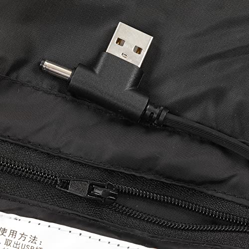 Gilet chauffant AMONIDA confortable à 3 niveaux de température noire