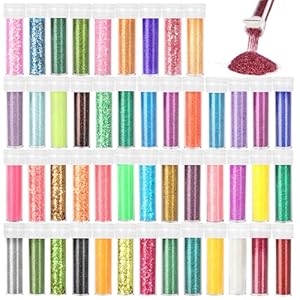 Halobios Glitzerpuder 48 Farben Set