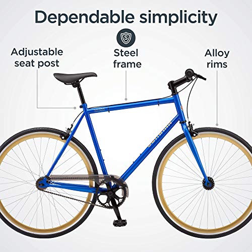 Schwinn Kedzie Single-Speed Fixie Road Bike, Lightweight