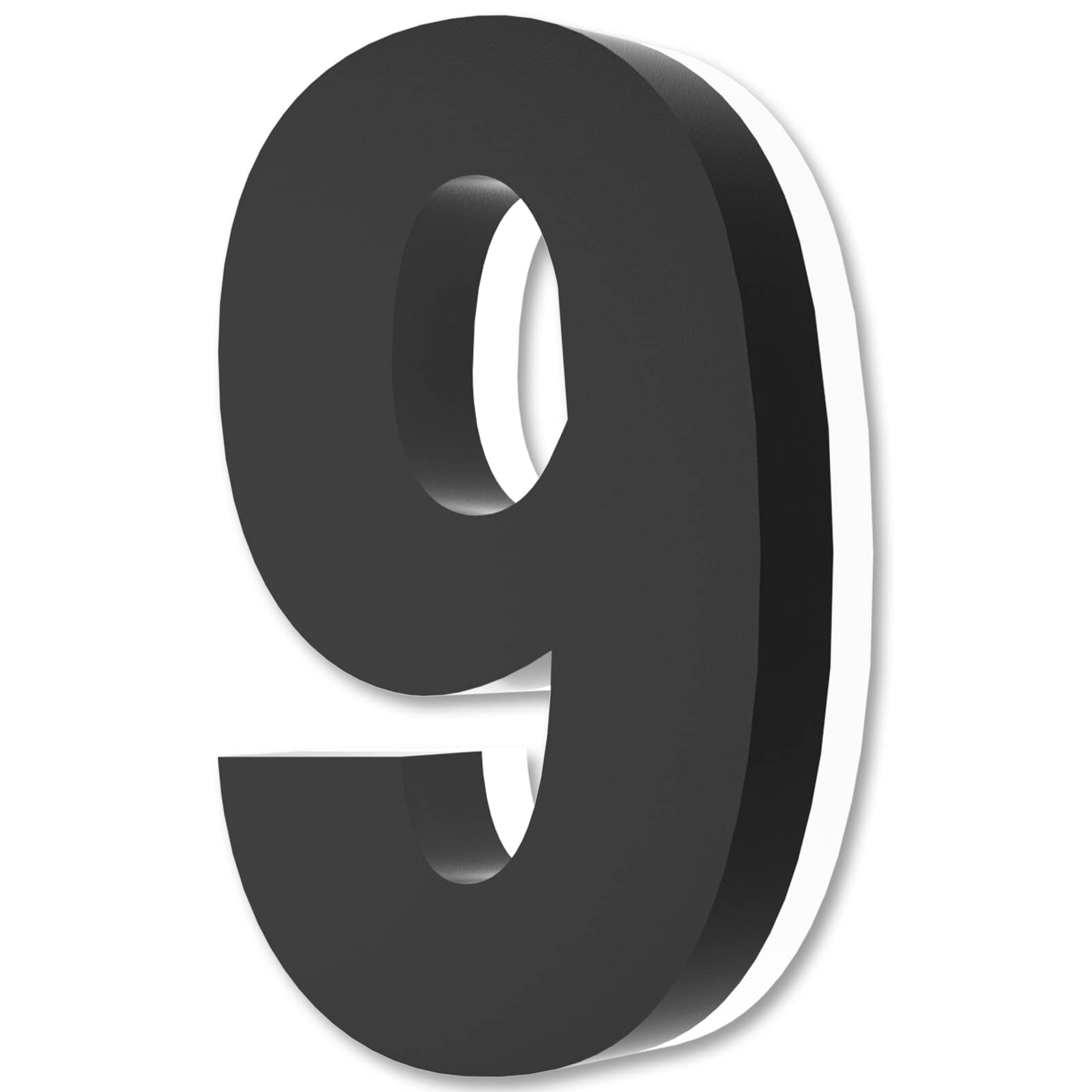 GUCAMEN 7 Inch LED House Numbers for outside, Backlit LED Floating Home Address Number Stainless Steel Large,Lighted Up House Numbers for Outside Modern，Waterproof Corrosion Resistant