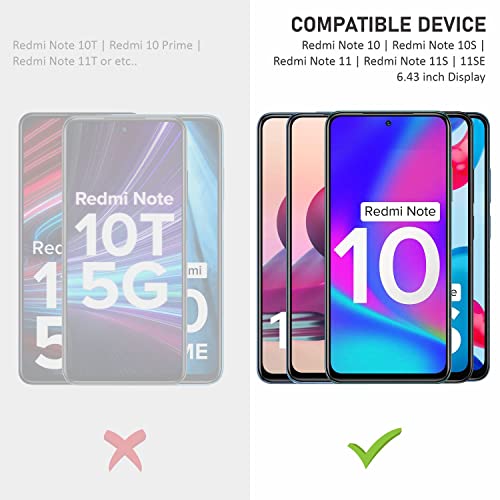 Image of Mr.Shield Top-Notch HD+ Tempered Glass Screen Protector Guard for Redmi Note 11Se / Note 11S / Note 11 / Note 10S and Redmi Note 10 (6.43 Inch), 9H Hardness, Easy Installation kit