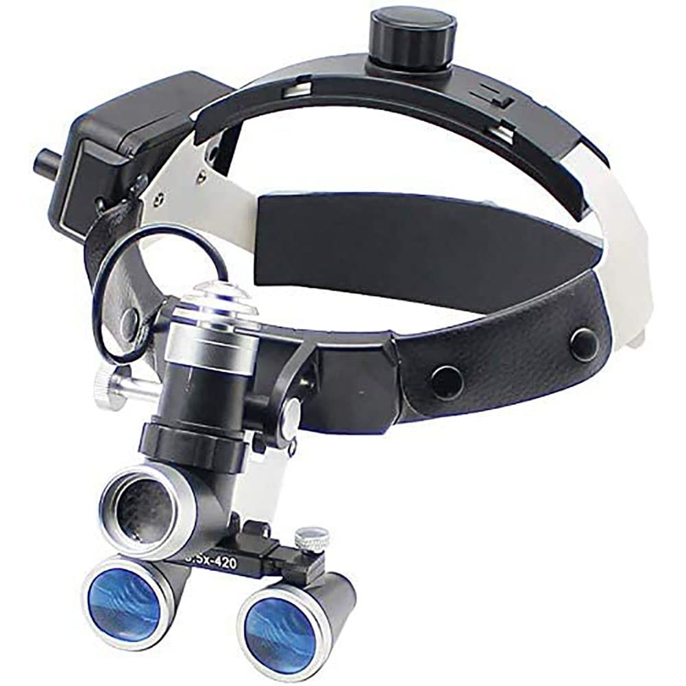 Lupa lornetki lupy biżuteria lupa okulary miniaturowe powiększające 3,5-krotny lupa zestaw słuchawkowy bez użycia rąk biżuteria pętla lupa oko lupa led lupa czytanie zegarek naprawa