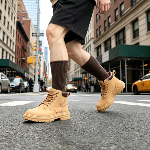 Image of WANDER Merino Wool Crew Socks 3 Pairs Lightweight Cushion Boot Sock