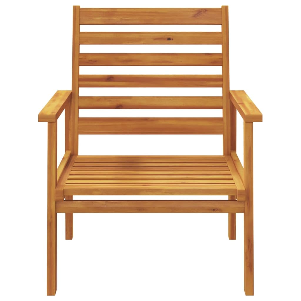 Fotel ogrodowy, 2 sztuki, lite drewno akacjowe, 68 x 65 x 81 cm