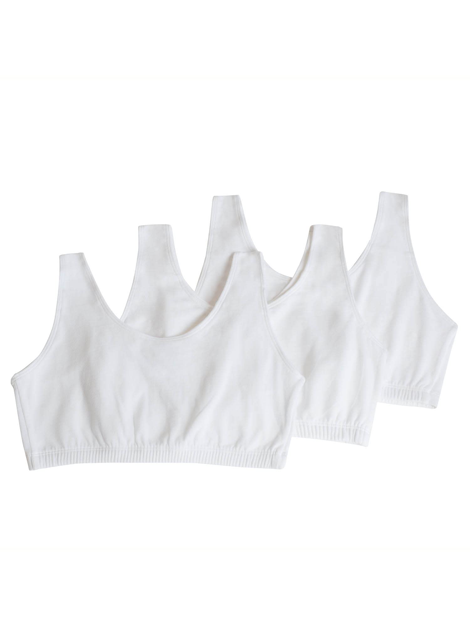 Fruit of the Loom Women's Built Up Tank Style Sports Bra size 40 2 - PCs White