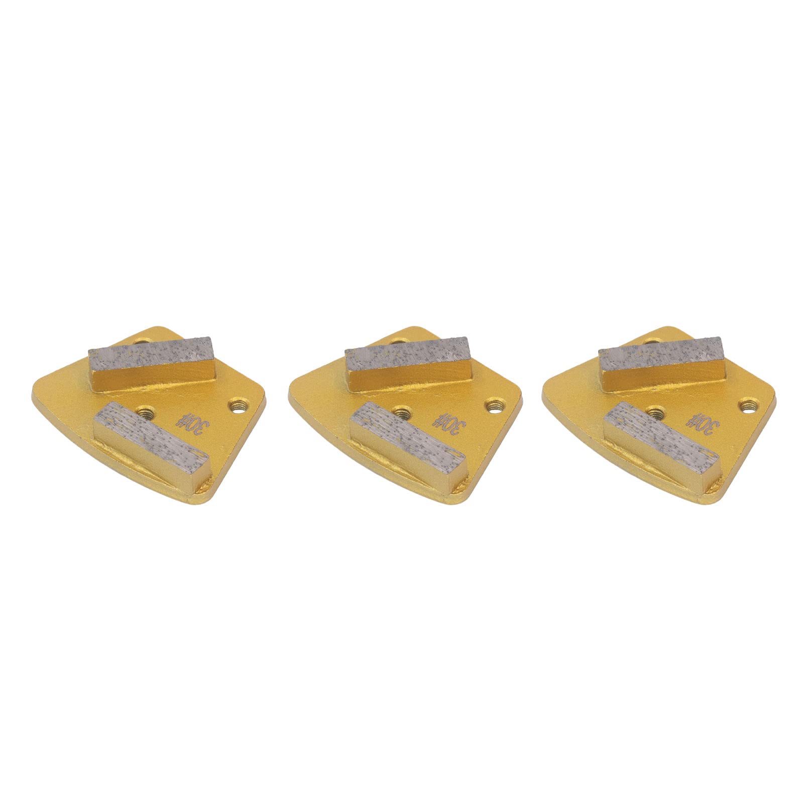 Diamentowe tarcze szlifierskie, Diamentowe tarcze szlifierskie trapezowe o ziarnistości 30, 2 zęby, 3 sztuki do usuwania farby z posadzek betonowych