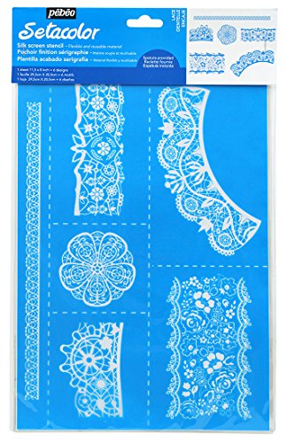 ぺべオ(Pebeo)シルクスクリーン型 ナイロンメッシュ製 A4 レース