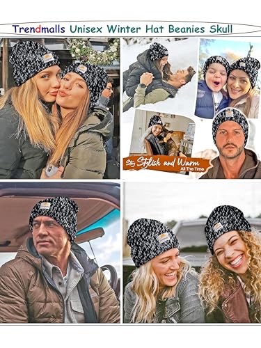 Image of TRENDMALLS Mens /Women /Kids Cap Unisex Hat Knit Cuffed Beanie