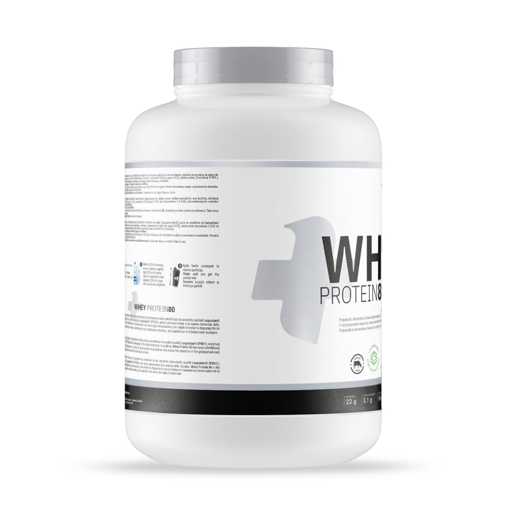 MASmusculo - Whey Protein 80 2Kg - Milchschokolade - Hochwertiges Whey Eiweißpulver - Mit Lacprodan von Arla und Molkenprotein - Unterstützt den Muskelaufbau