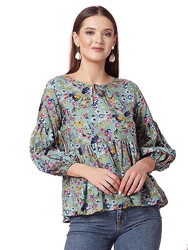 Image of OOMPH! Women's Floral Relaxed Fit Tunic Shirt