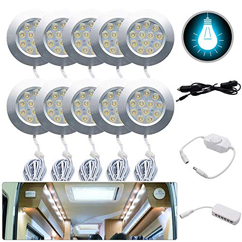 Mini LED Clignotants Moto 12V – Jaune Ou Blanc – Super Luminosité – Guidon Indicateur Direction – Résistants Chocs & Eau
