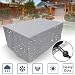 Produktbild Gartenmöbel-Abdeckung, wasserdicht, Polyester, strapazierfähig, für Outdoor-Möbel, Tisch und Stuhl, rechteckig, Anti-UV-Schutz, staubdicht, kratzfest, nicht null, Wie abgebildet, 150 x 150 x 75cm