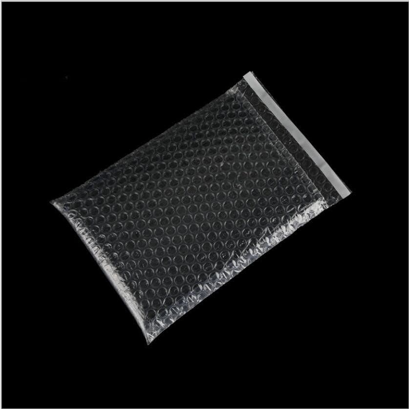 100pcs sacchetto di plastica antiurto autosigillante sacchetti di imballaggio in schiuma a bolle trasparenti sacchetto di ammortizzazione a doppio film-13x25 con 4 cm