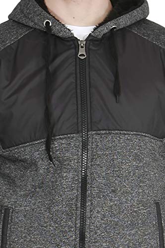 Image of fanideaz Men's Full Sleeve Cotton Fleece Zip Hoodie With Side Pockets
