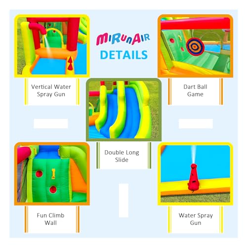 Mirunair MULTICOLOUR Inflatable Water Slide thumb #2