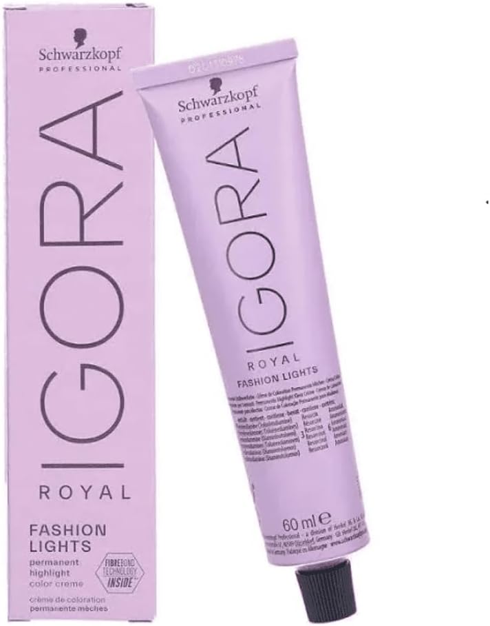 Igora Royal Fashion Lights Permanent Highlight Color Creme with Fibrebond Technology (L-77 Copper Extra)
