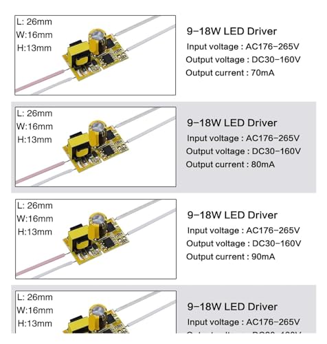 Transformador iluminación LED 90mA para regular voltaje en lámparas de casa 3